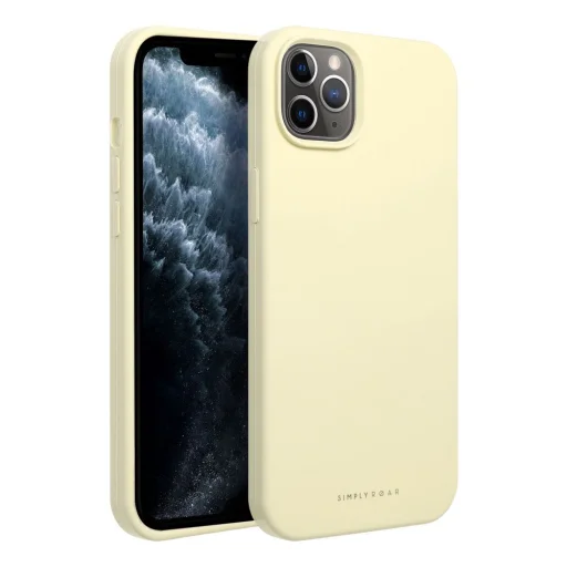 Roar Felhő-Bőr Tok - iPhone 11 Pro Világos Sárga Tok - 4