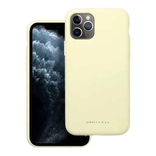 Roar Felhő-Bőr Tok - iPhone 11 Pro Világos Sárga Tok - 1