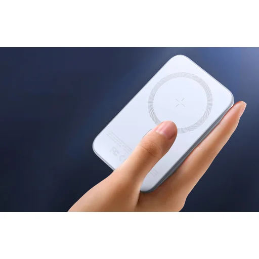 Mini Vezeték nélküli PowerBank 20W 10000mAh Joyroom JR-W020 (fehér) magsafe - 6