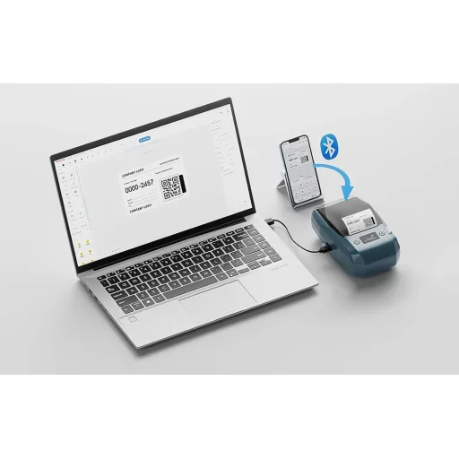 Niimbot M2 hordozható címkenyomtató (kék) - 6