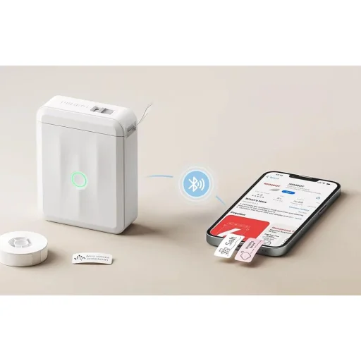 Niimbot D110M Hordozható Címkenyomtató Fehér - 2