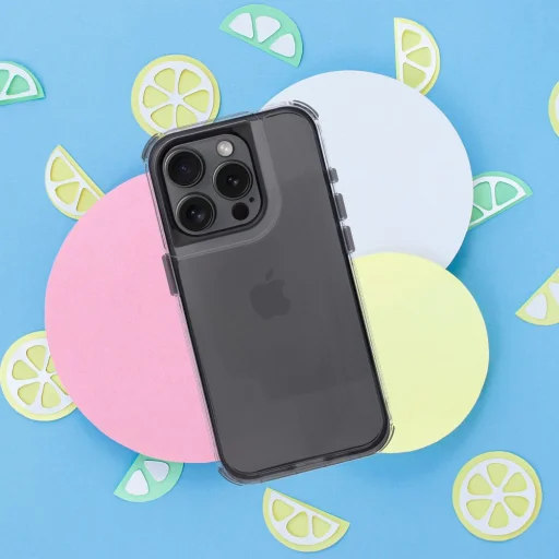  iPhone 17 fekete MATRIX CLEAR tok - 5