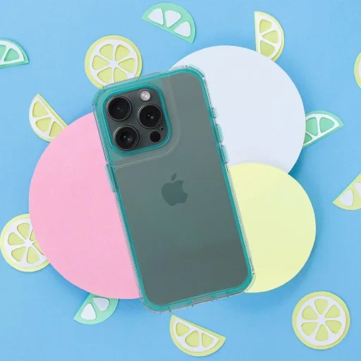  iPhone 17 menta MATRIX ÁTLÁTSZÓ tok - 5