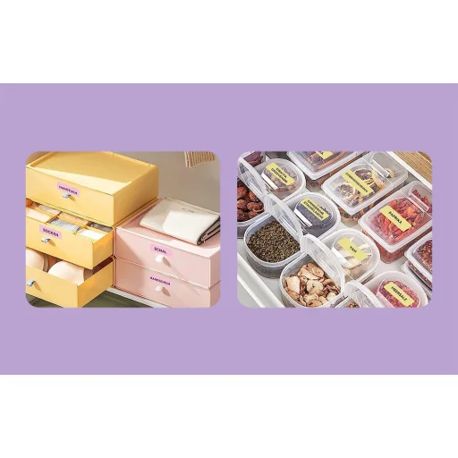 Niimbot hőcímkék 14x40 160 db. (Lila) - 2