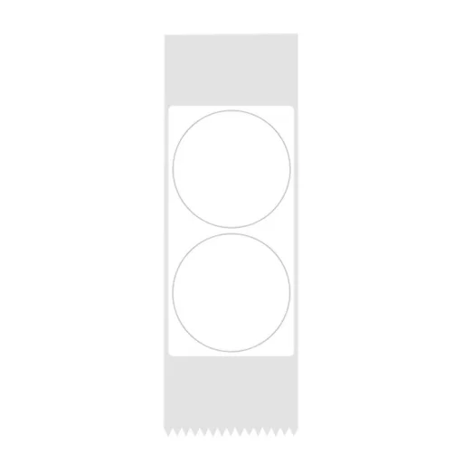 Hőnyomtató címkék Niimbot matrica T 14x28mm 200 db (Fehér Kör) - 2