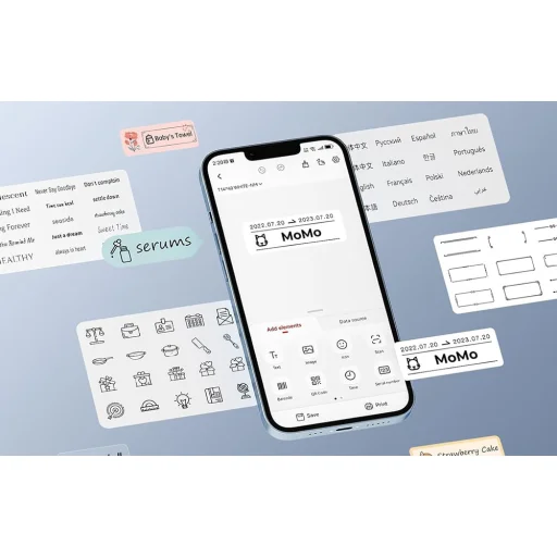 Niimbot D11H hordozható címkenyomtató fekete - 9