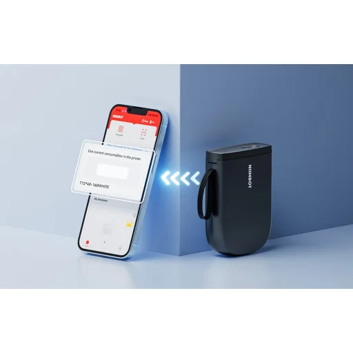 Niimbot D11H hordozható címkenyomtató fekete - 10