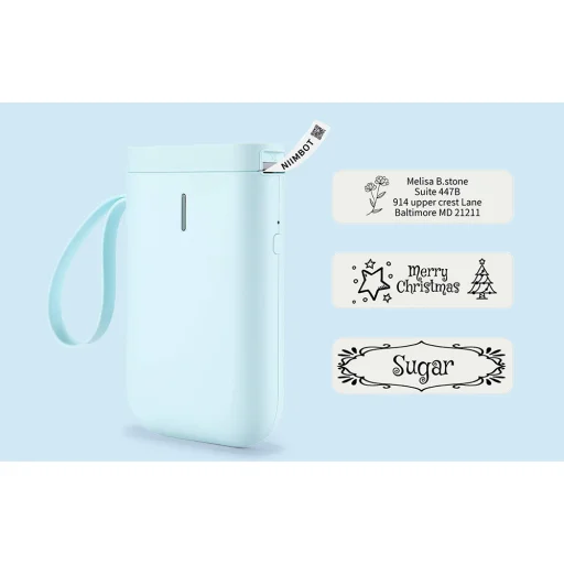 Hordozható címkenyomtató Niimbot D11 (zöld) - 3