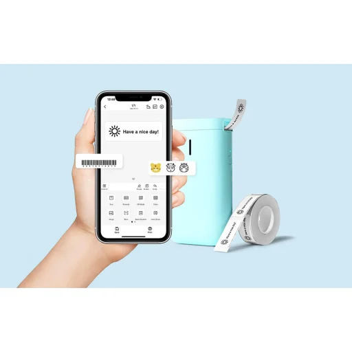 Hordozható címkenyomtató Niimbot D11 (zöld) - 4