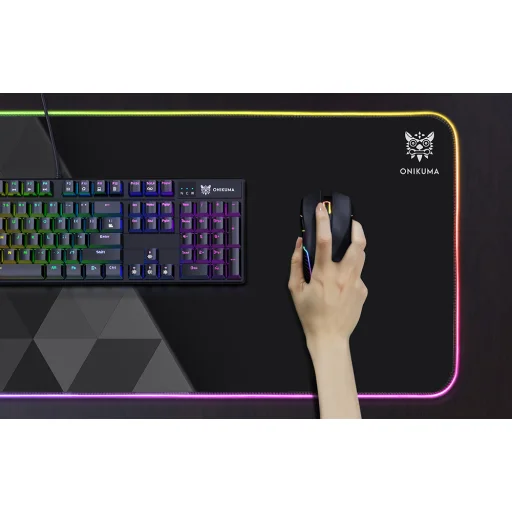 ONIKUMA MP006 RGB egérpad (fekete) - 4