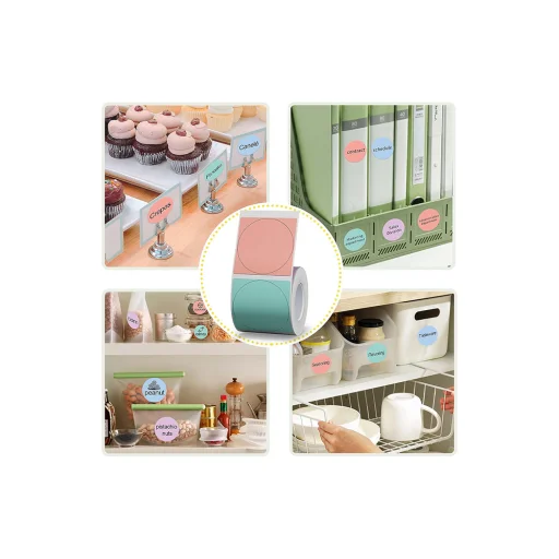 Niimbot címkék T 41x41mm 175 szt., - 4