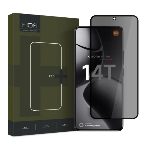 Hofi Anti Spy Glass Pro+ Xiaomi 14T / 14T Pro privát üvegfólia - 1
