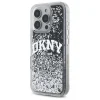  iPhone 16 Pro 6.3" Fekete/Fekete DKNY DKHCP16LLBNAEK Liquid Glitter Arch Logo tok thumbnail