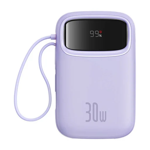 Powerbank Baseus QPow 2 10000mAh 30W 2xUSB-C (lila) - 1