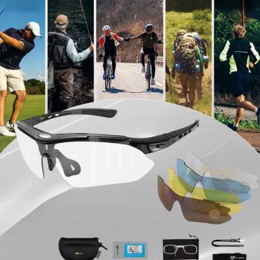 Rockbros 10003 polarizált kerékpáros szemüveg - fekete - 3