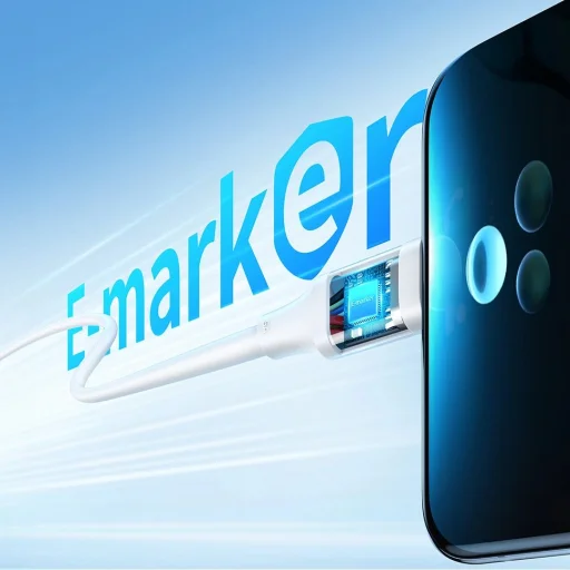 Ugreen US562 USB-C - USB-C PD QC kábel 100W 480Mb/s 1m - fehér - 8