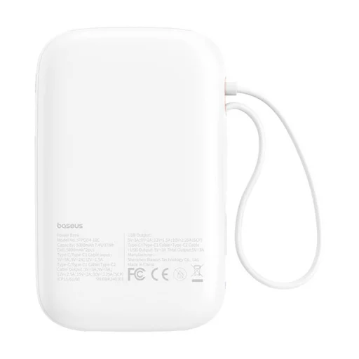 Baseus QPow 2 10000mAh 30W powerbank (fehér) - 2