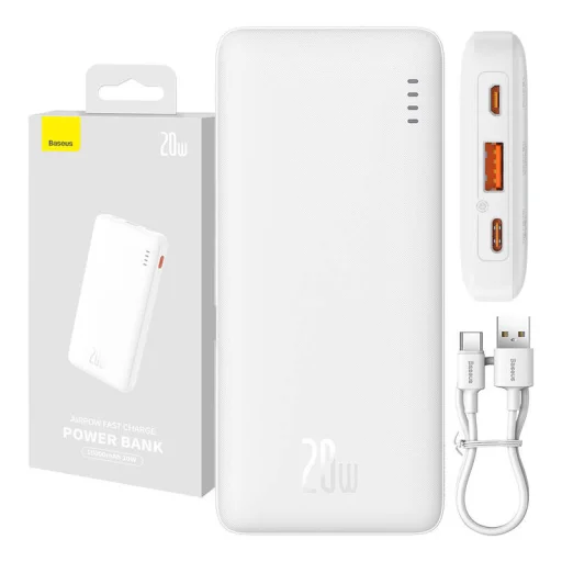 Baseus Airpow 10000mAh 20W Powerbank (fehér) - 10