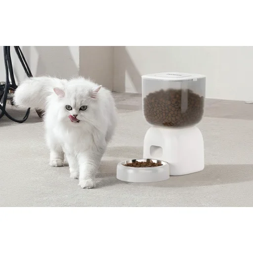 Automata kisállat etető Petwant F14 WIFI Fehér - 3