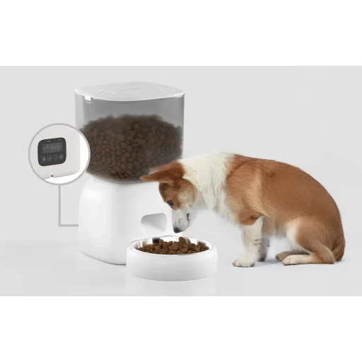 Automata kisállat etető Petwant F14 WIFI Fehér - 2