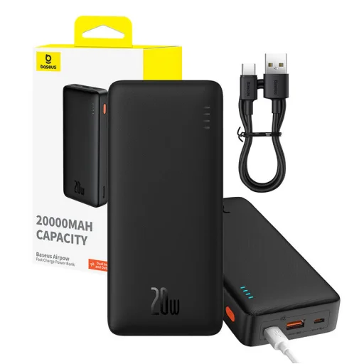 Baseus Airpow 20000mAh 20W powerbank (fekete) - 13