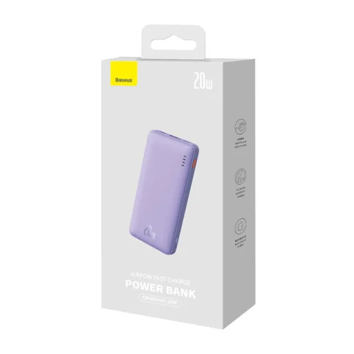 Baseus Airpow 10000mAh 20W powerbank (lila) - 8