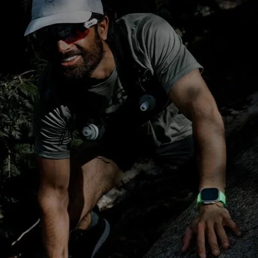 Uniq Stride SE Apple Watch 42/41/40mm FKM Gumi Szíj lume - 6