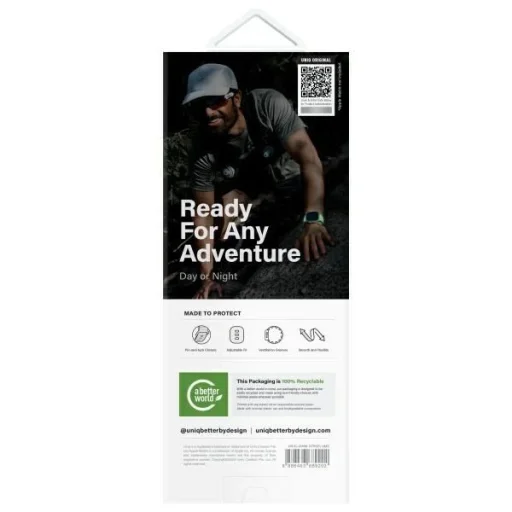 Uniq Stride SE Apple Watch 42/41/40mm FKM Gumi Szíj lume - 8