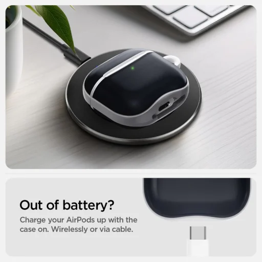 Spigen Classic C1 Apple Airpods 4 Grafit, - 13