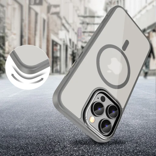 Tech-protect Magedge Magsafe Iphone 16 Pro Max Titanium/gunmetal Tok - 4