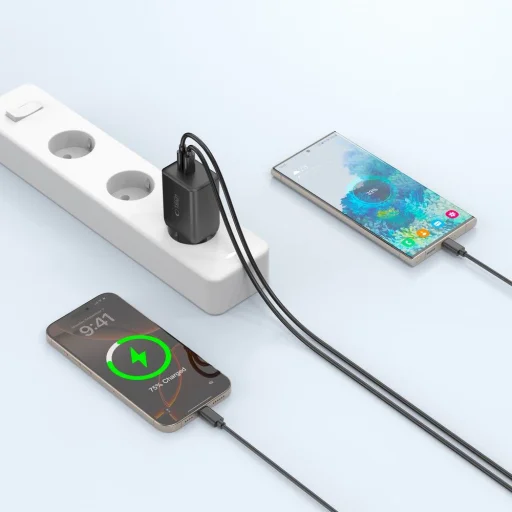 Tech-protect Nc45w-gan 2-port Hálózati Töltő Pd45w Fekete - 6