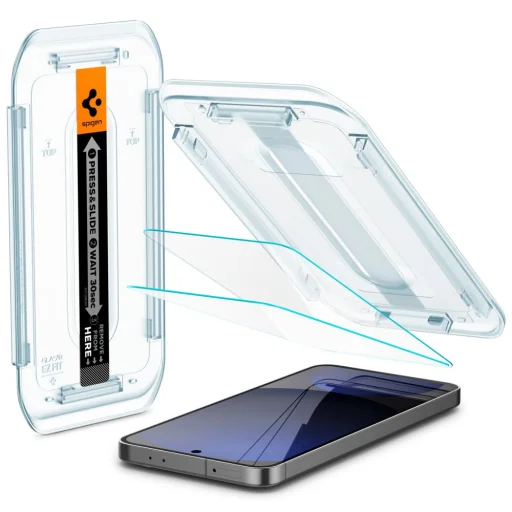 Spigen Glas.TR "EZ Fit" 2-Pack Galaxy S24 FE üvegfólia - 2