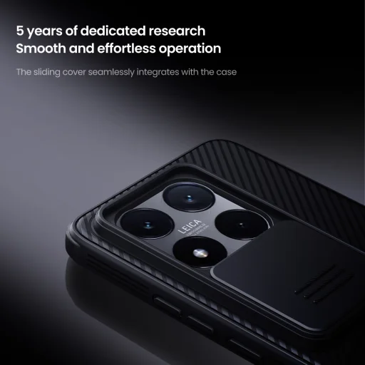 Nillkin CamShield PRO kemény tok Xiaomi 14T Fekete tok - 3