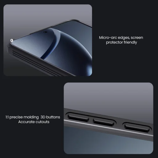 Nillkin CamShield PRO kemény tok Xiaomi 14T Fekete tok - 7