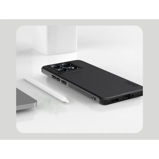 Nillkin Super Frosted PRO hátlap tok Xiaomi 14T-hez, Fekete tok - 6
