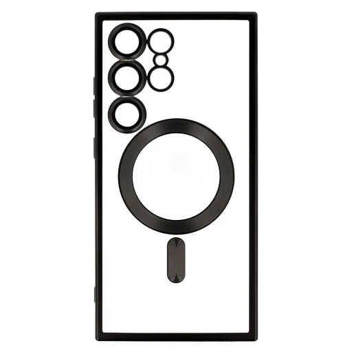 Metallic Magsafe tok Samsung Galaxy S24 Ultra fekete - 4