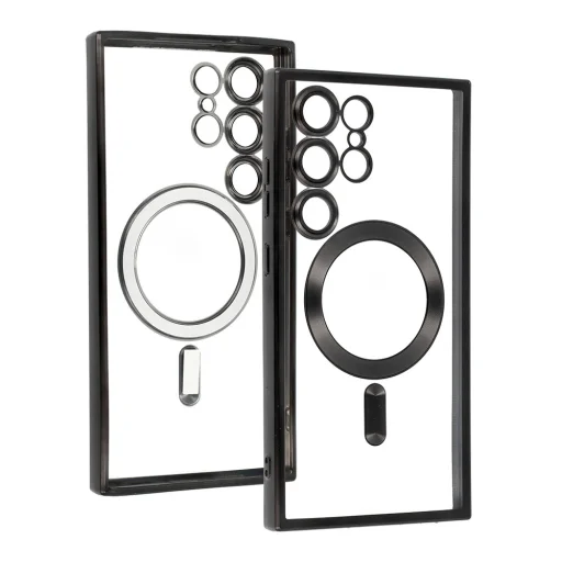 Metallic Magsafe tok Samsung Galaxy S24 Ultra fekete - 6