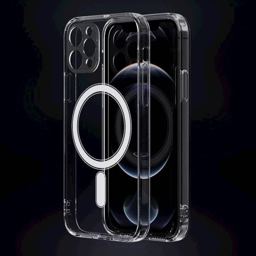 iPhone 13 mini Antishock MagSafe átlátszó tok - 7