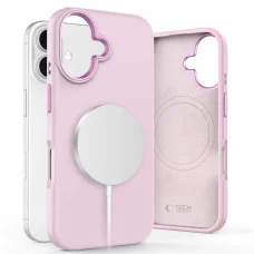 Tech-protect Silicone Pure Magsafe Iphone 16 Pink Pearl Tok