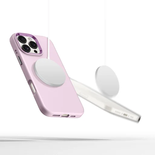 Tech-protect Silicone Pure Magsafe Iphone 16 Pro Pink Pearl Tok - 2