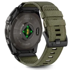 TECH-PROTECT NYLON CLASSIC GARMIN FENIX 5X / 5X PLUS / 6X / 6X PRO / 7X / 8 (51 MM) OLIVE GREEN óraszíj