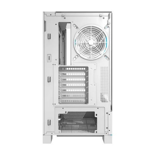 Darkflash Számítógépház DY450 PRO Fehér ventilátorral - 4