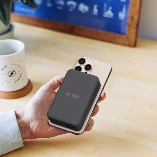 Tech-protect Pb12 Lifemag Magsafe Power Bank 20000mah Fekete - 8