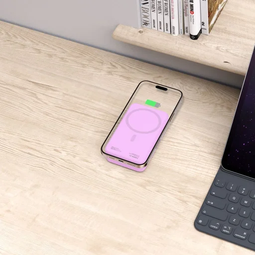 Tech-protect Pb12 Lifemag Magsafe Power Bank 20000mah Lila - 7