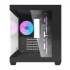 Darkflash számítógépház K275 3 ventilátorral (Fekete) thumbnail