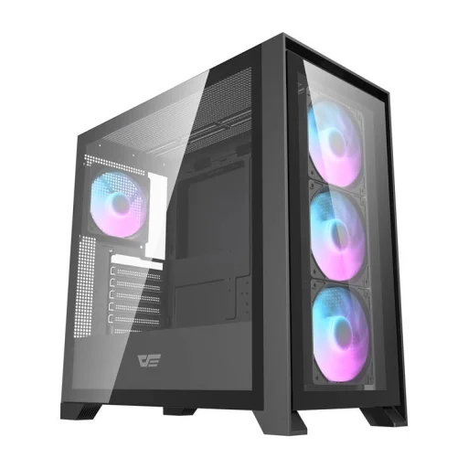 Darkflash DRX90 üveg számítógépház (fekete) - 6