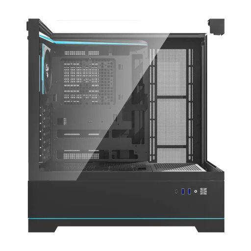 Darkflash DY450 PRO üveges számítógépház (fekete) - 2