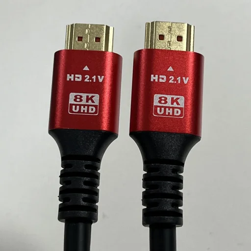 HDMI kábel HDMI-ről HDMI-re ver. 2.1 8K/60Hz, 4K/120 Hz 1 m fekete - 4