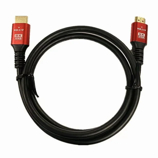 HDMI kábel HDMI-ről HDMI-re ver. 2.1 8K/60Hz, 4K/120 Hz 1 m fekete - 1