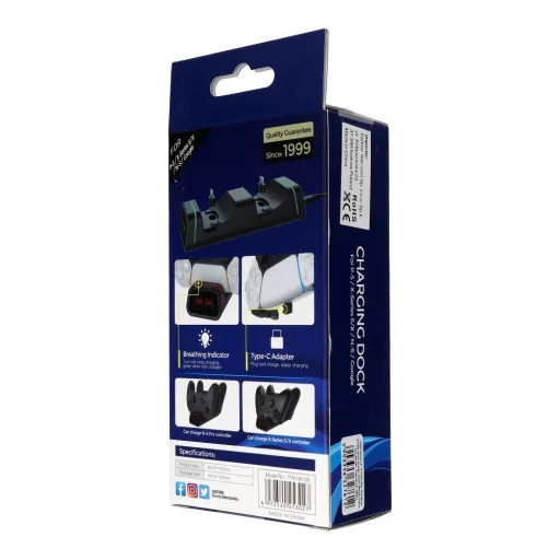 XBOX Series X / S kontroller töltő dupla dokkoló töltőállomás TYX-0613B fekete - 8